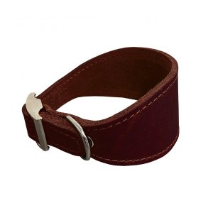 PROFIZOO Obojek VIPET kůže (40 mm x 35 cm) hnědá