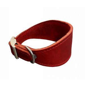 PROFIZOO Obojek VIPET kůže (40 mm x 35 cm) červená