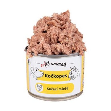 All Animals kočkopes Kuřecí mleté 200g