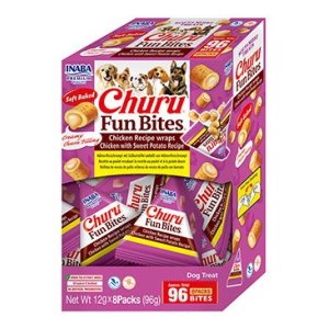 Churu Dog BOX Fun Bites Chicken wraps Chic&Sw.Pot8x12g