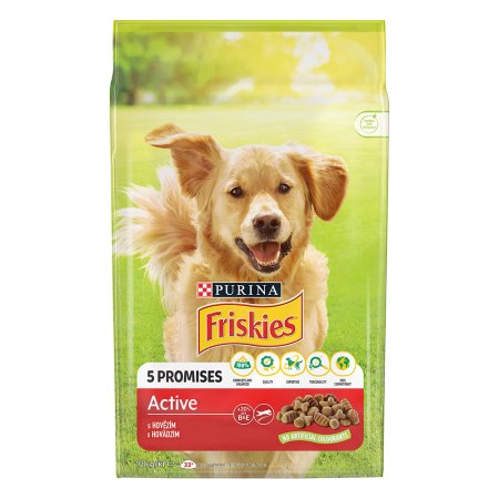 Friskies Active s hovězím 10 kg