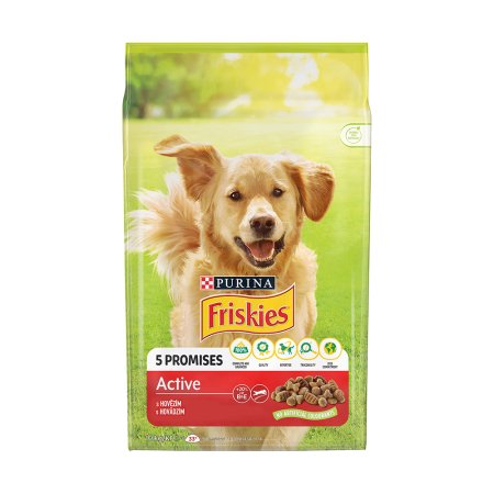 Friskies Active s hovězím 10 kg