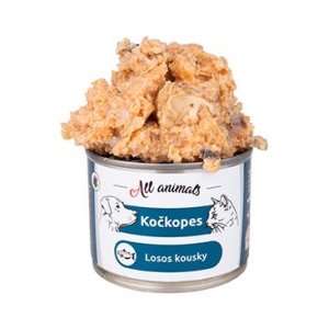 All Animals kočkopes Losos kousky 200g