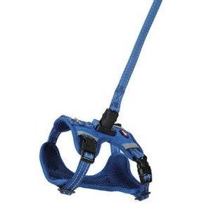 Postroj pes s vodítkem 2m CLIP&GO modrá XL Zolux