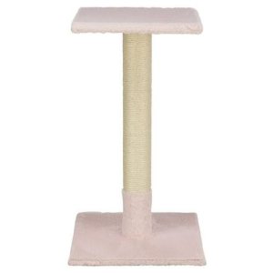 Škrabací sloupek BEANA, 69 cm, králičí plyš, světlerůžová