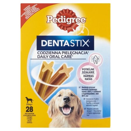 PEDIGREE pochoutka DentaStix Maxi 28pack 1080 g (POŠKOZENÝ OBAL)