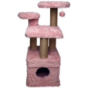 Škrabadlo/Odpočívadlo Magic Cat Amsterdam růžové 100x52x67cm