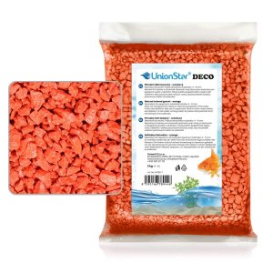 Akvarijní štěrk oranžový 2 kg DECO