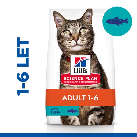Hill’s Science Plan granule pro dospělé kočky s tuňákem 10 kg (EXPIRACE 05/2025)