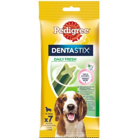 PEDIGREE pochoutka DentaStix Fresh Medium 7pack 180 g (EXPIRACE 02/2025)