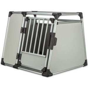 Přepravka hliník L–XL 94×75×88cm stříbrno-šedá