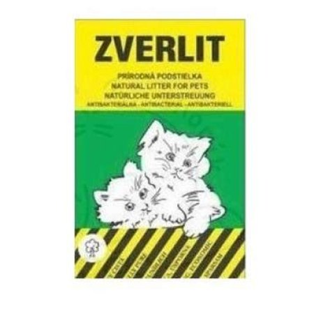 ZVERLIT zelený hrubá Podestýlka kočka 10kg (POŠKOZENÝ OBAL)
