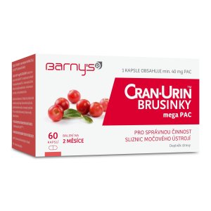 Barny"s Cran-Urin megaPAC brusinky 60 kapslí