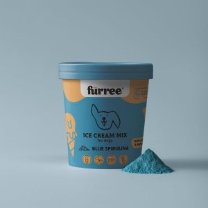Fürree Ice cream Blue Spirulina Zmrzlina pro psy 60g