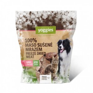 Yoggies Mrazem sušená kuřecí játra (lyofilizovaná) 85g