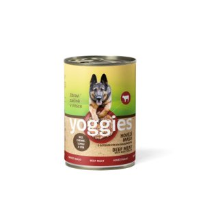 Yoggies hovězí konzerva s ostropestřcem mariánským 400 g