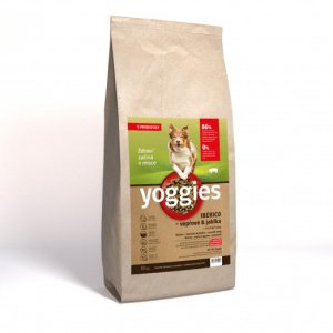 Yoggies Ibérico vepřové maso s jablky, granule lisované za studena s probiotiky 10 kg