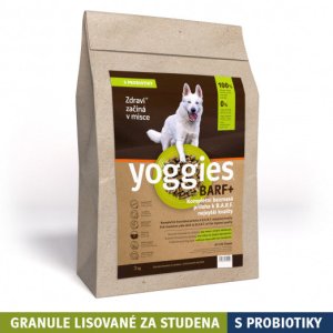 Yoggies BARF+ příloha k syrovému masu, granule lisované za studena s probiotiky 2 kg