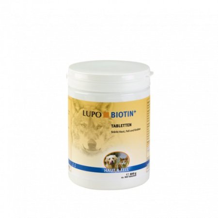 Luposan tabletky Biotin+ pro psy i kočky na zdravé drápy, srst i kůži 180 g / 200 ks