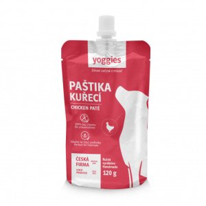 Yoggies paštika - kuřecí maso 120 g