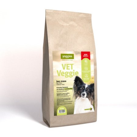 Yoggies VET Veggie bez masa, minigranule lisované za studena s probiotiky 10 kg