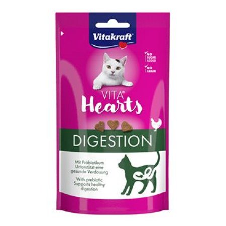Vitakraft Cat poch. Vita Hearts Digestion kuře 40g