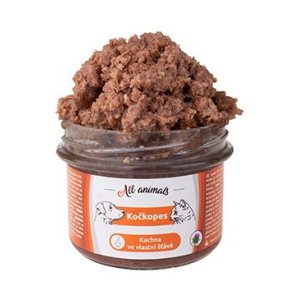 All Animals kočkopes sklo Kachna ve vlastní šťávě 200g