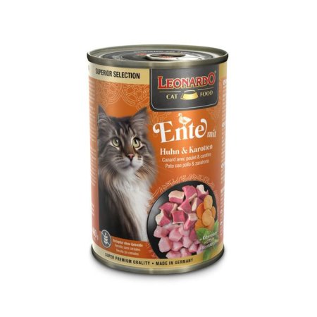 Leonardo Superior Selection Kachní s kuřecím a mrkví 400 g