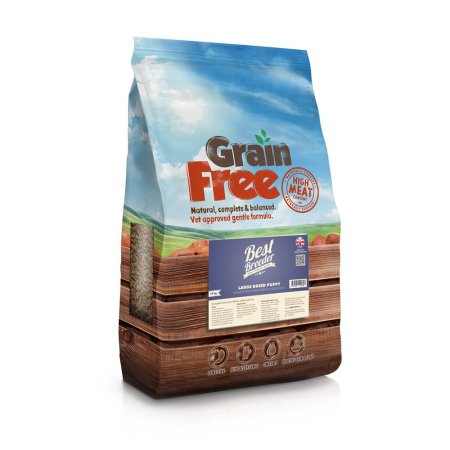 Best Breeder Grain Free Large Breed Puppy / Junior Salmon with Sweet Potato & Vegetables 12 kg