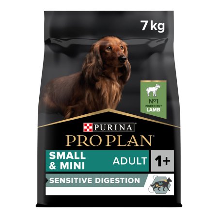 Pro Plan Small & Mini Adult Sensitive Digestion jehněčí 7 kg (POŠKOZENÝ OBAL)