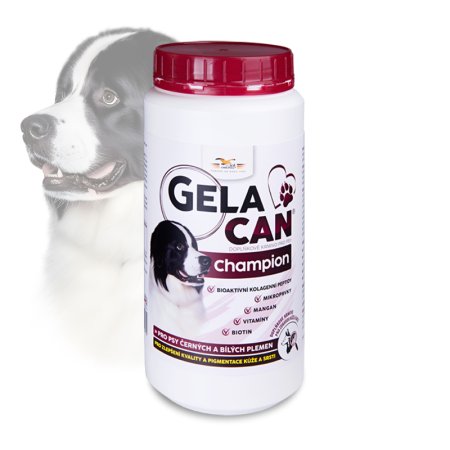 Gelacan Champion pro černobílé psy 500 g