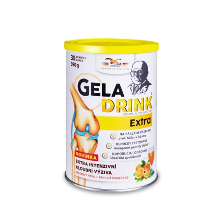 Orling Geladrink Extra práškový nápoj příchuť pomeranč 390 g