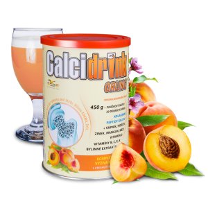 Orling Calcidrink práškový nápoj příchuť broskev 450 g