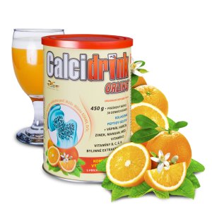 Orling Calcidrink práškový nápoj příchuť pomeranč 450 g