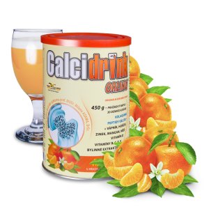 Orling Calcidrink práškový nápoj příchuť mandarinka 450 g
