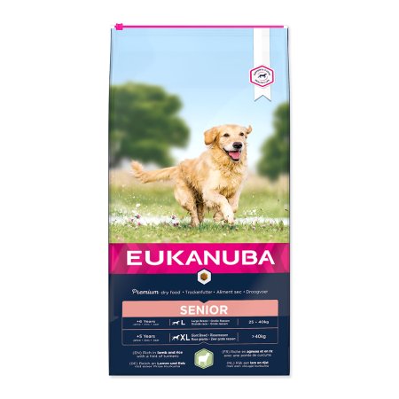Eukanuba Senior Large & Giant Breed Lamb 12 kg (POŠKOZENÝ OBAL, váha 11,7 kg)