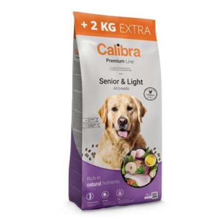 Calibra Dog Premium Line Senior&Light 12+2kg (POŠKOZENÝ OBAL)