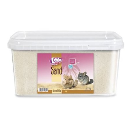 LOLO písek pro činčily v kyblíku 3L 5,1 kg (POŠKOZENÝ OBAL)