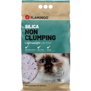 Flamingo Silica Podestýlka pro kočky 16l