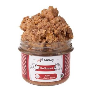 All Animals kočkopes sklo Krůta ve vlastní šťávě 200g