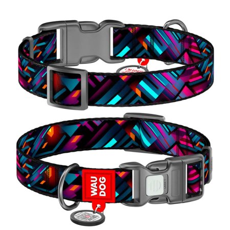 WAUDOG obojek nylon Laser Game QR (S/25-35cm/1,5cm)