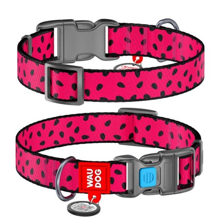 WAUDOG obojek nylon Meloun QR (L/33-49cm/2,5cm)