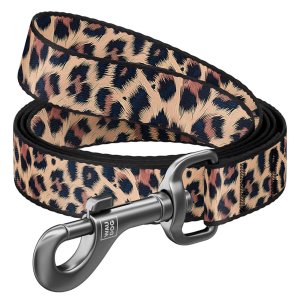 WAUDOG vodítko nylon Leopard (M/122cm/2cm) 