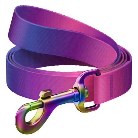 WAUDOG vodítko nylon Gradient fialovo-růžové (S/122cm/1,5cm) 