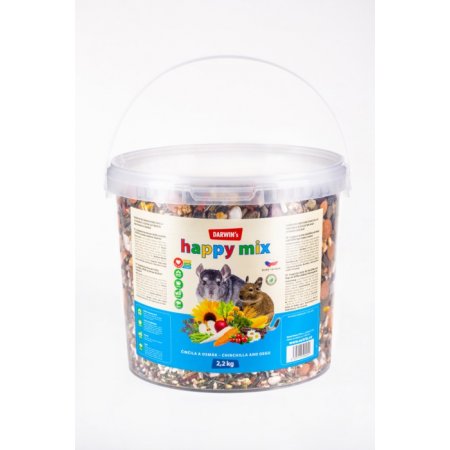 DARWINS činčila & osmák happy mix 2,2 kg (EXPIRACE 02/2025)