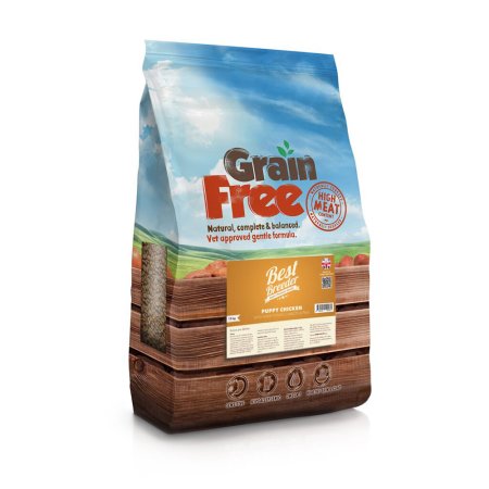 Best Breeder Grain Free Puppy Chicken with Sweet Potato, Carrots & Peas 2 kg