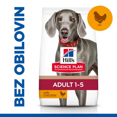 Hill’s Science Plan No Grain pro dospělé psy velkých plemen s kuřecím 14 kg (EXPIRACE 05/2025)