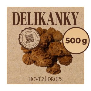 Delikan Delikanky hovězí drops 500 g