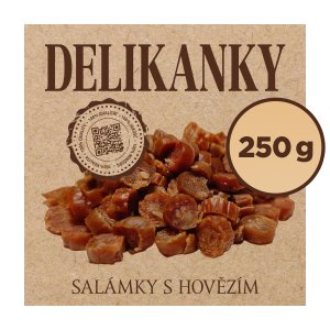 Delikan Delikanky salámky s hovězím 250 g