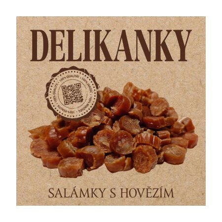 Delikan Delikanky salámky s hovězím 500 g